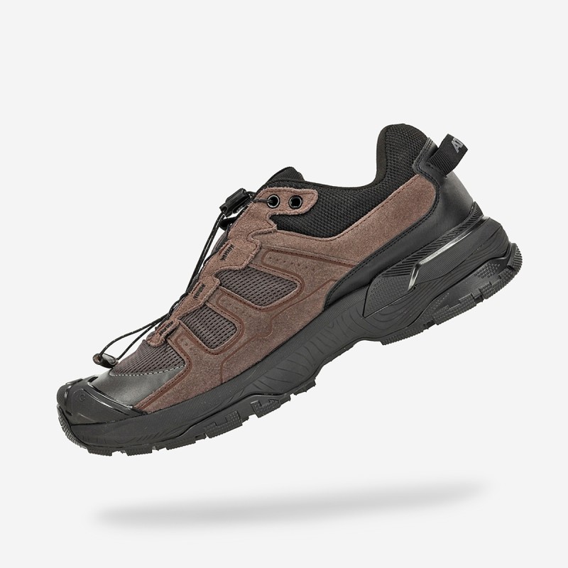 Waterproof Trekking Shoes Hard-Rally Mountain Tex AT192 Grey