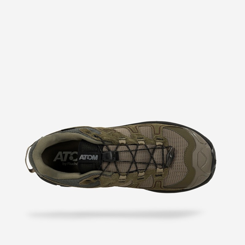 Waterproof Trekking Shoes Hard-Rally Mountain Tex AT192 Khaki