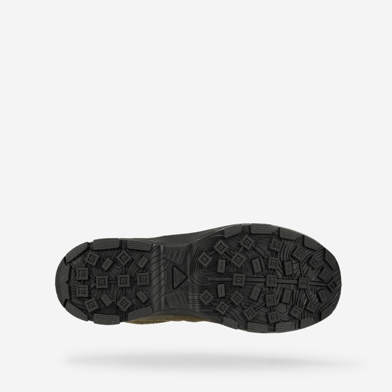 Waterproof Trekking Shoes Hard-Rally Mountain Tex AT192 Khaki