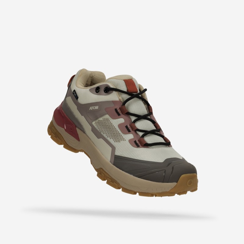 Waterproof Trekking Shoes Hard-Rally Explore Pro Tex AT196 Safari